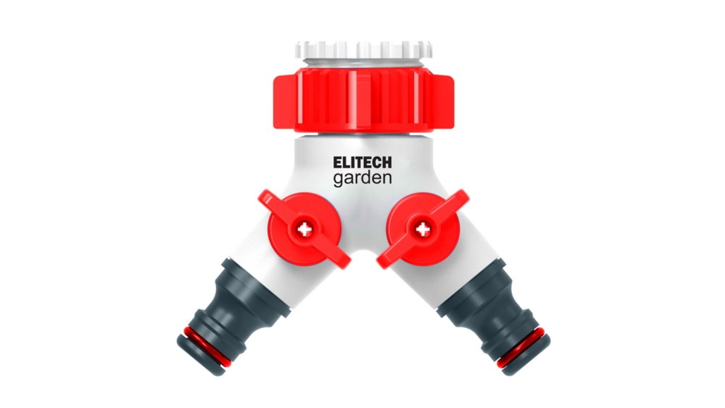Изображение товара Распределитель 2-х канальный Elitech Garden HF 005
