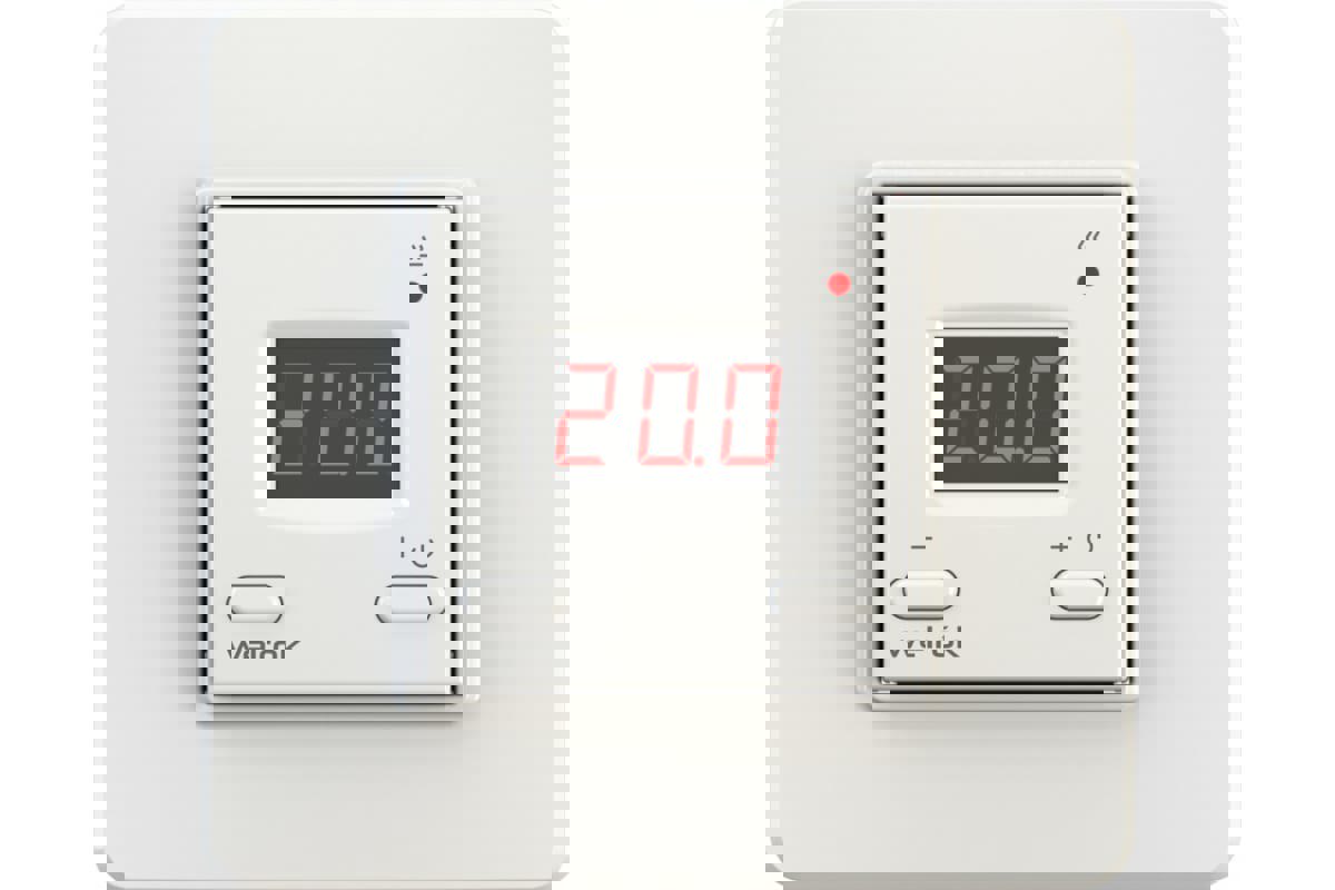 Изображение товара Цифровой терморегулятор для теплого пола Welrok vt 230В 3000 Вт белый