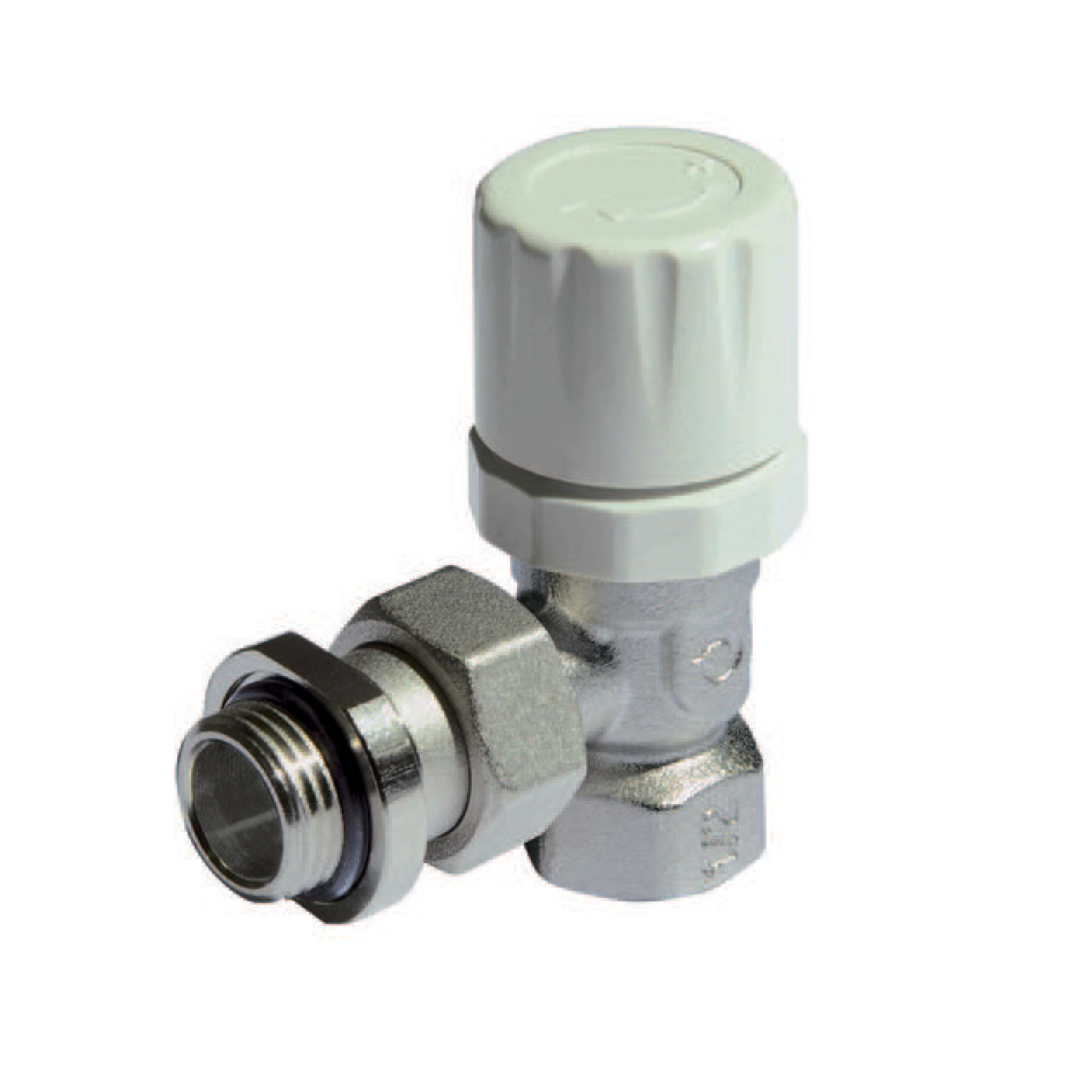 Изображение товара Вентиль термостатический угловой Purmo 1/2 с американкой