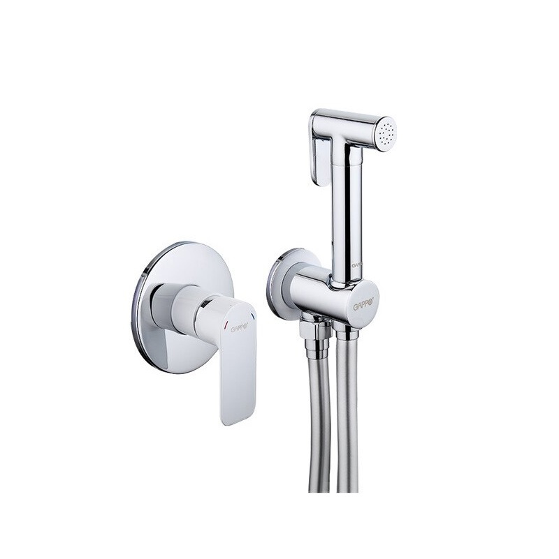 Изображение товара Набор для подключении гигиенического душа Gappo G7248 латунь белый