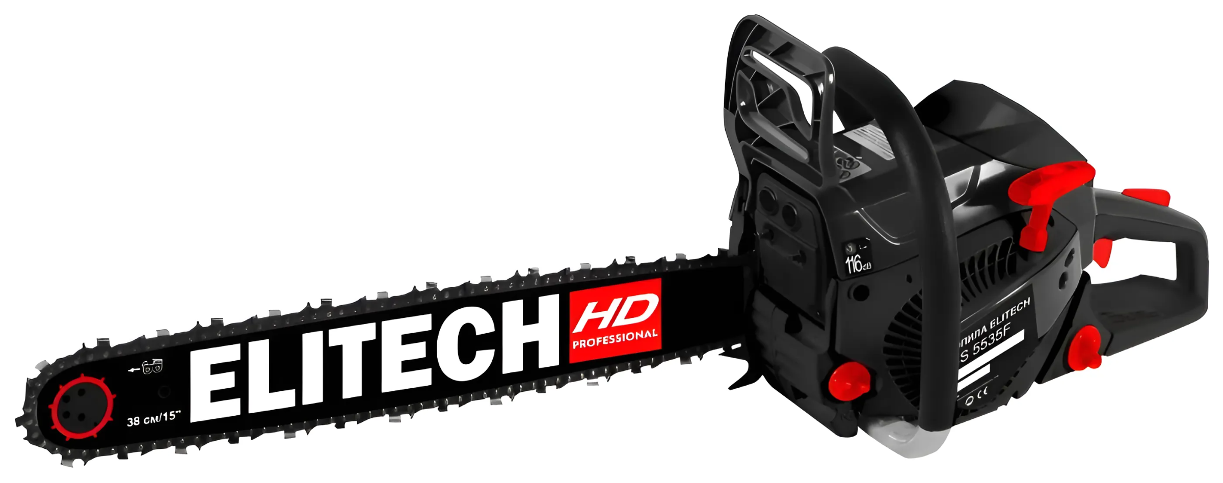 Изображение товара Бензопила Elitech 204814 3.5 л.с. шина 45 см Изображение товара Бензопила Elitech 204814 3.5 л.с. шина 45 см