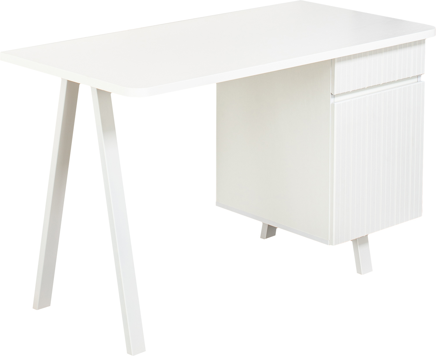 Изображение товара Компьютерный стол Домотека Томас 120x75x60 см ЛДСП цвет белый