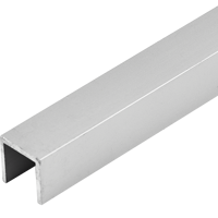 Изображение товара Профиль П-образный алюминий анодированный 15x15x15x1.5x2000 мм серый