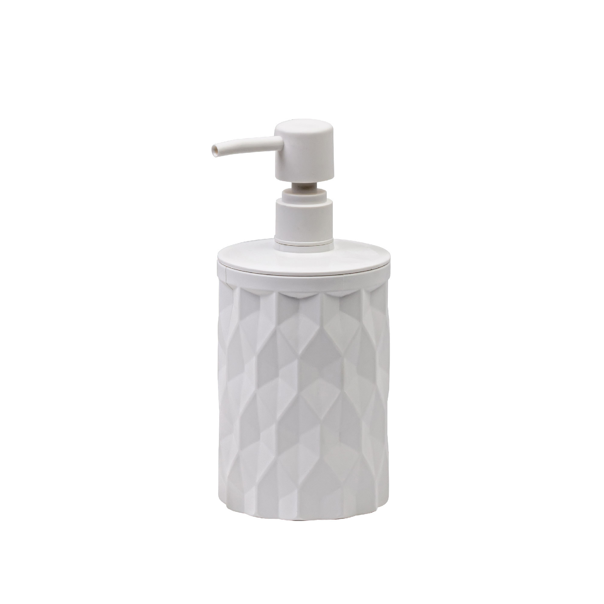 Изображение товара Дозатор жидкого мыла FIXSEN Diamond White FX-461-1 белый пластиковый