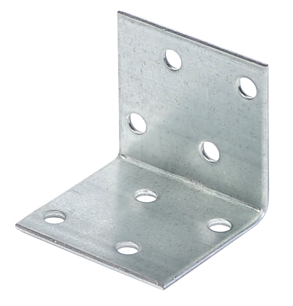 Изображение товара Уголок крепежный равносторонний оцинкованная сталь 40x40x40x1.8