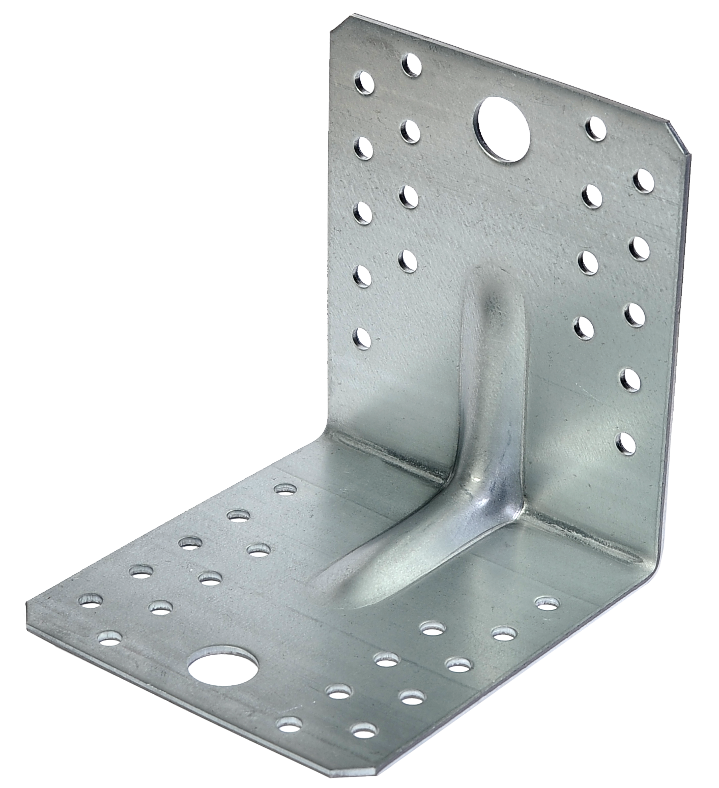 Изображение товара Угол крепежный усиленный KUU 105x105x90x1.8 оцинкованная сталь цвет серый