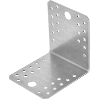 Изображение товара Угол крепежный KU 105х105х90 оцинкованная сталь серый Изображение товара Угол крепежный KU 105х105х90 оцинкованная сталь серый