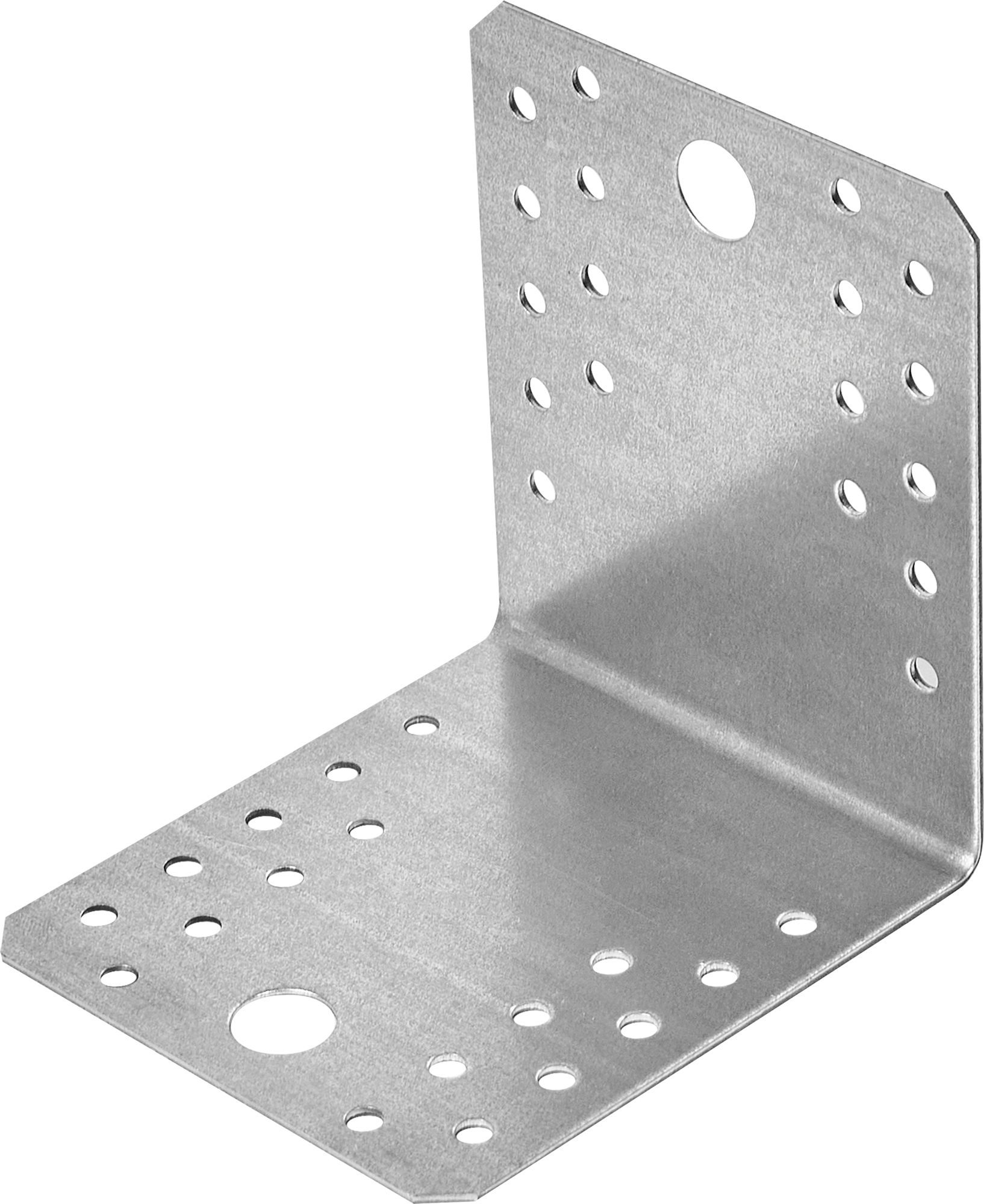 Угол крепежный KU 105x105x90x1.8 оцинкованная сталь цвет серый