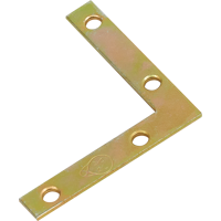 Изображение товара Оконный уголок NAZ 60x60x10x1.5 мм желтый цинк