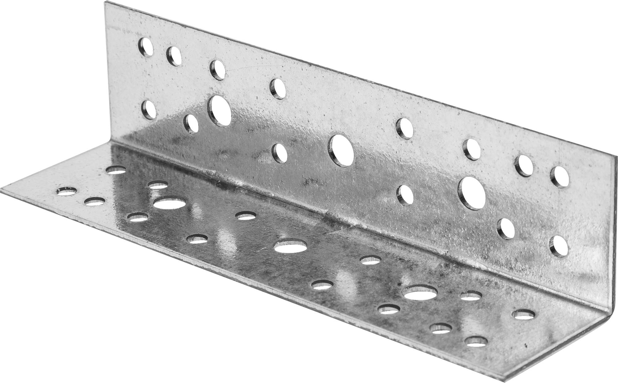 Изображение товара Угол крепежный равносторонний KUR 40x40x160x1.8