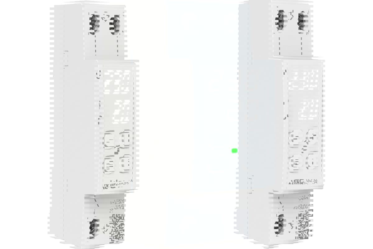 Изображение товара Welrok VI 32 Реле напряжения с контролем тока однофазное 220-250 В 32 А 2 модуля