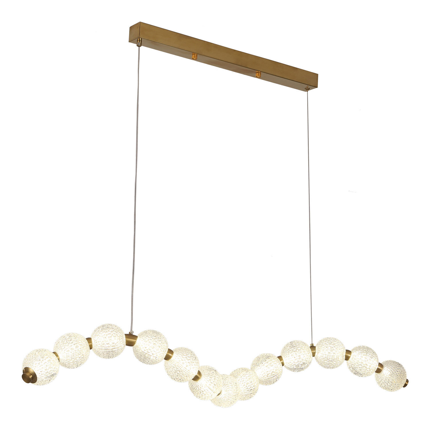 Изображение товара Светильник подвесной светодиодный Lussole Lsp-7184 15.6 м² нейтральный белый свет цвет оранжевый/медный