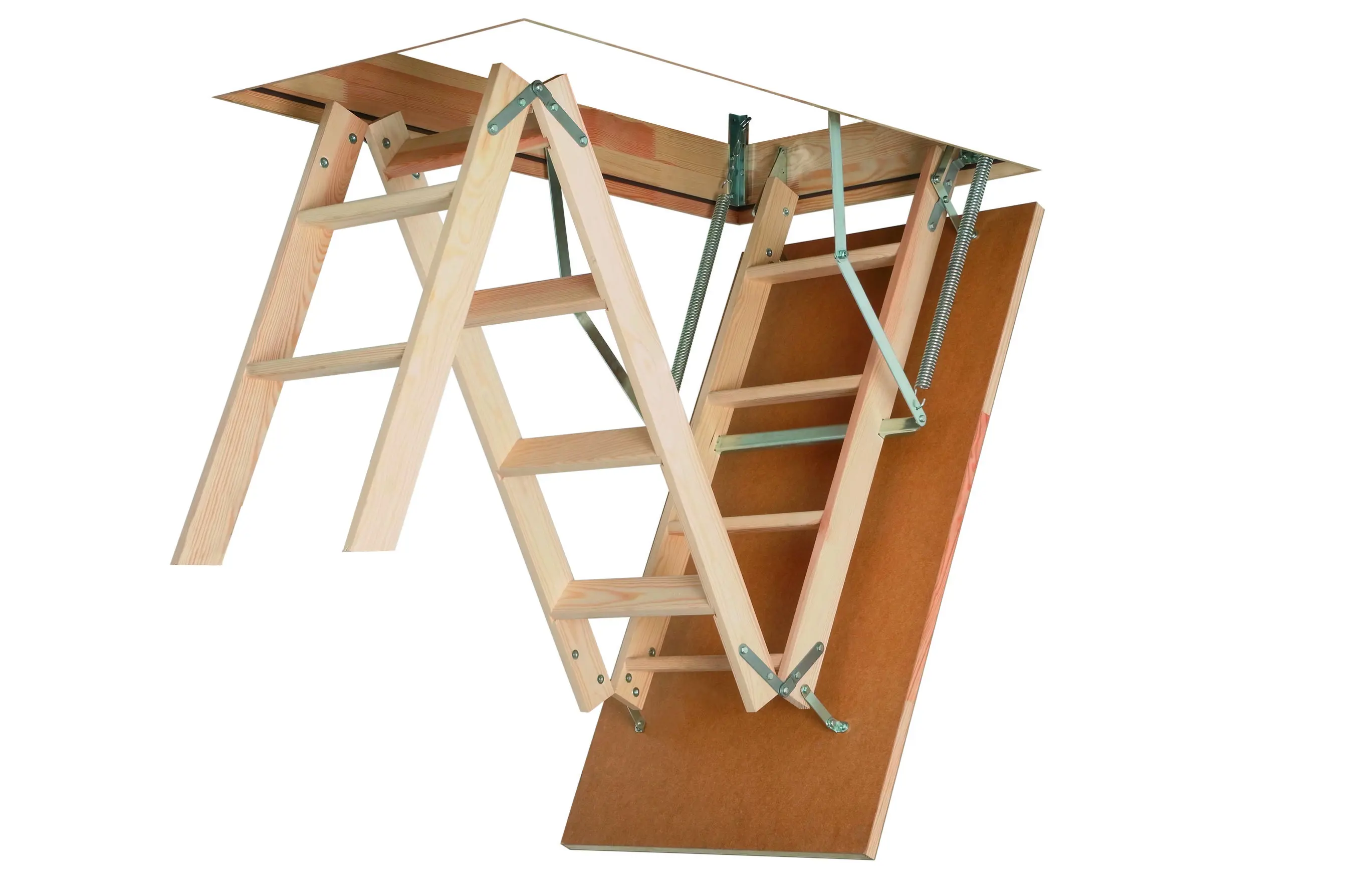 Лестница чердачная складная с секциями Optistep OLS 60x130x305 см - 3