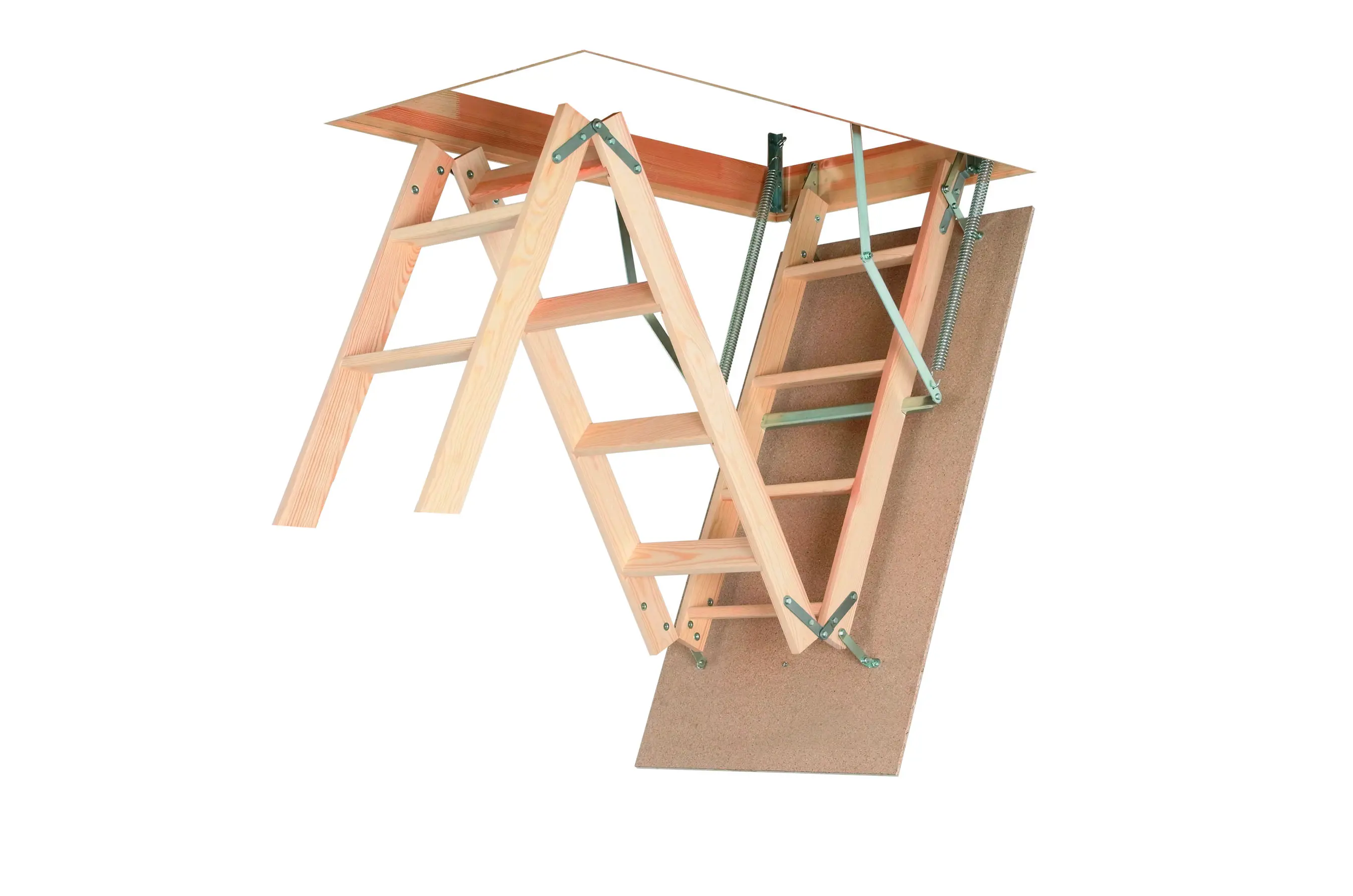 Лестница чердачная складная с секциями OLN 120x60x280 см - 3