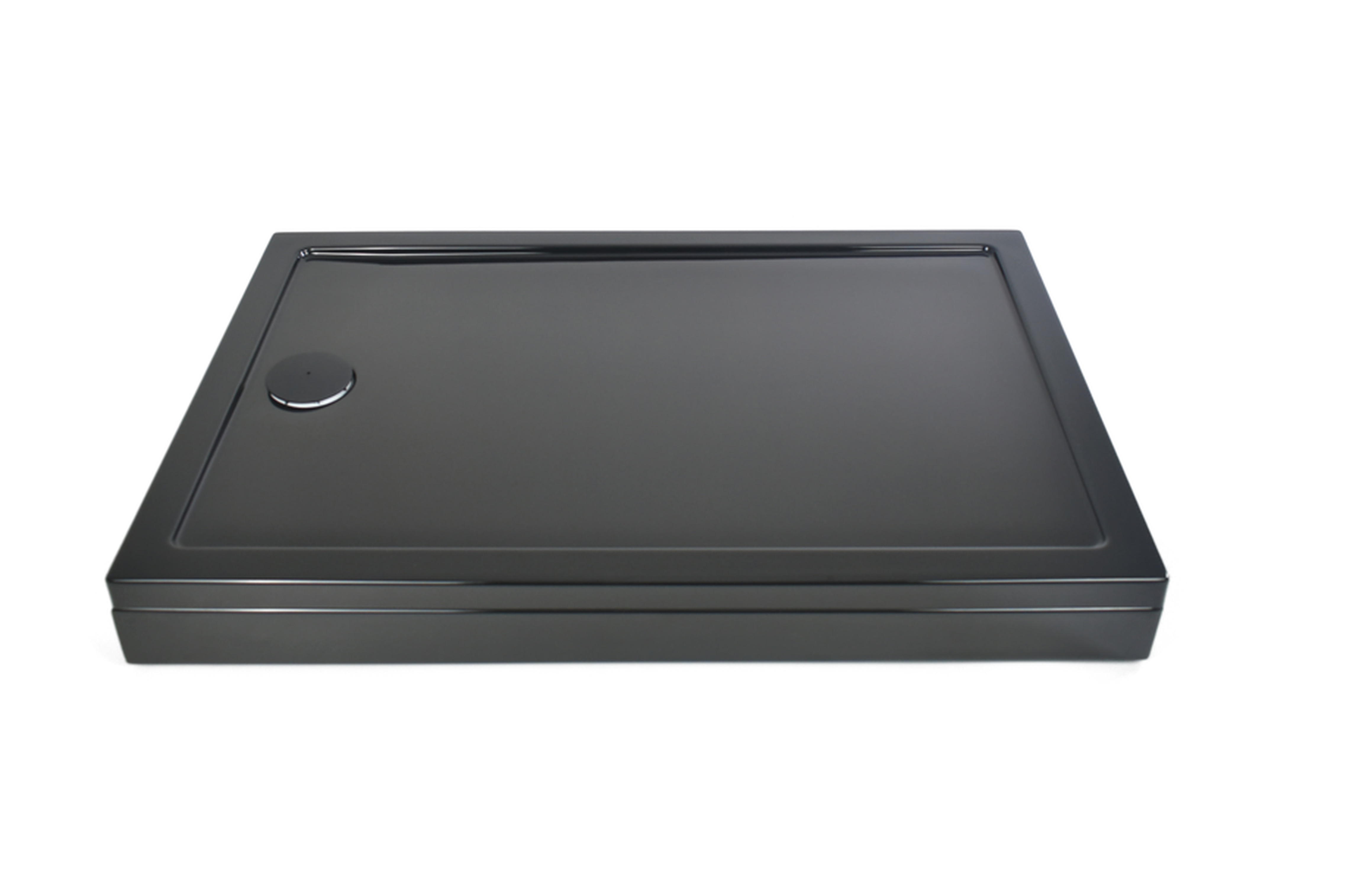 Душевой поддон Metakam Apart Black прямоугольный акриловый 120x80 см сифон в комплекте - 1