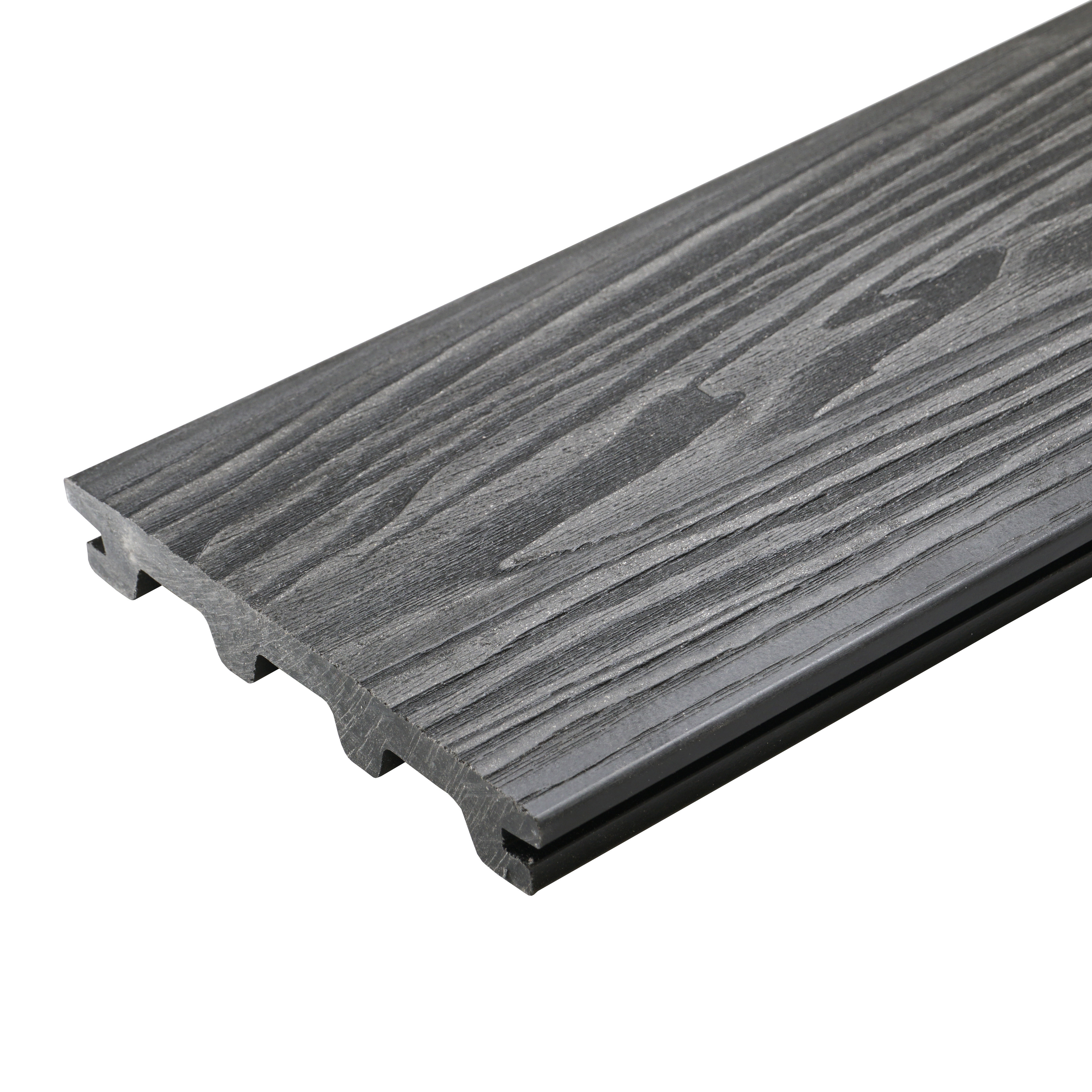 Изображение товара Террасная доска ДПК Арагон черная 3000x150x20 мм 0.46 м² для террас и клумб