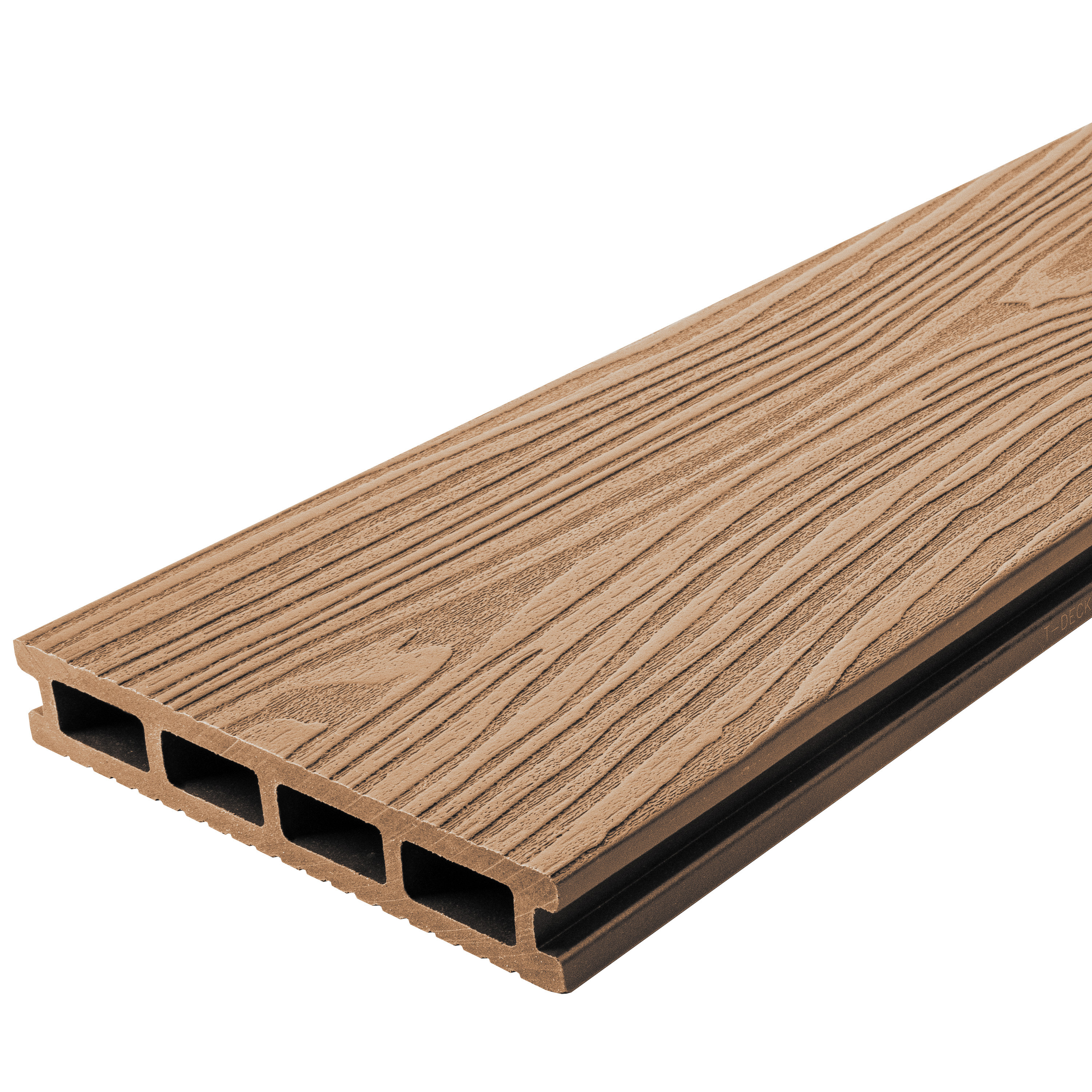 Изображение товара Террасная доска ДПК T-Decks натуральное дерево 3000x150x25 мм