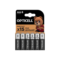 Изображение товара Батарейка Opticell Basic алкалиновая LR6 AA 6 шт. Изображение товара Батарейка Opticell Basic алкалиновая LR6 AA 6 шт.
