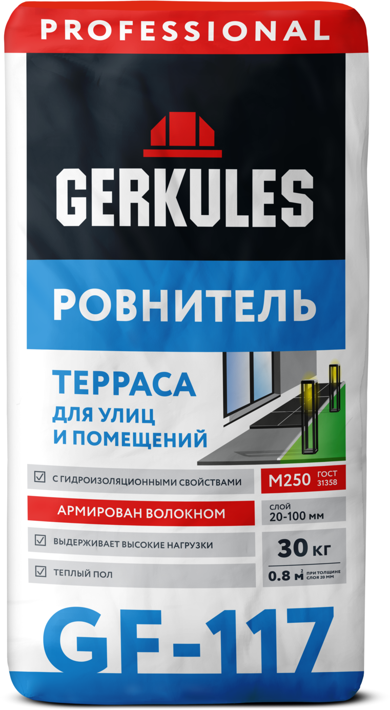 Изображение товара Ровнитель для пола Терраса Gerkules GF-117 PRO 30кг