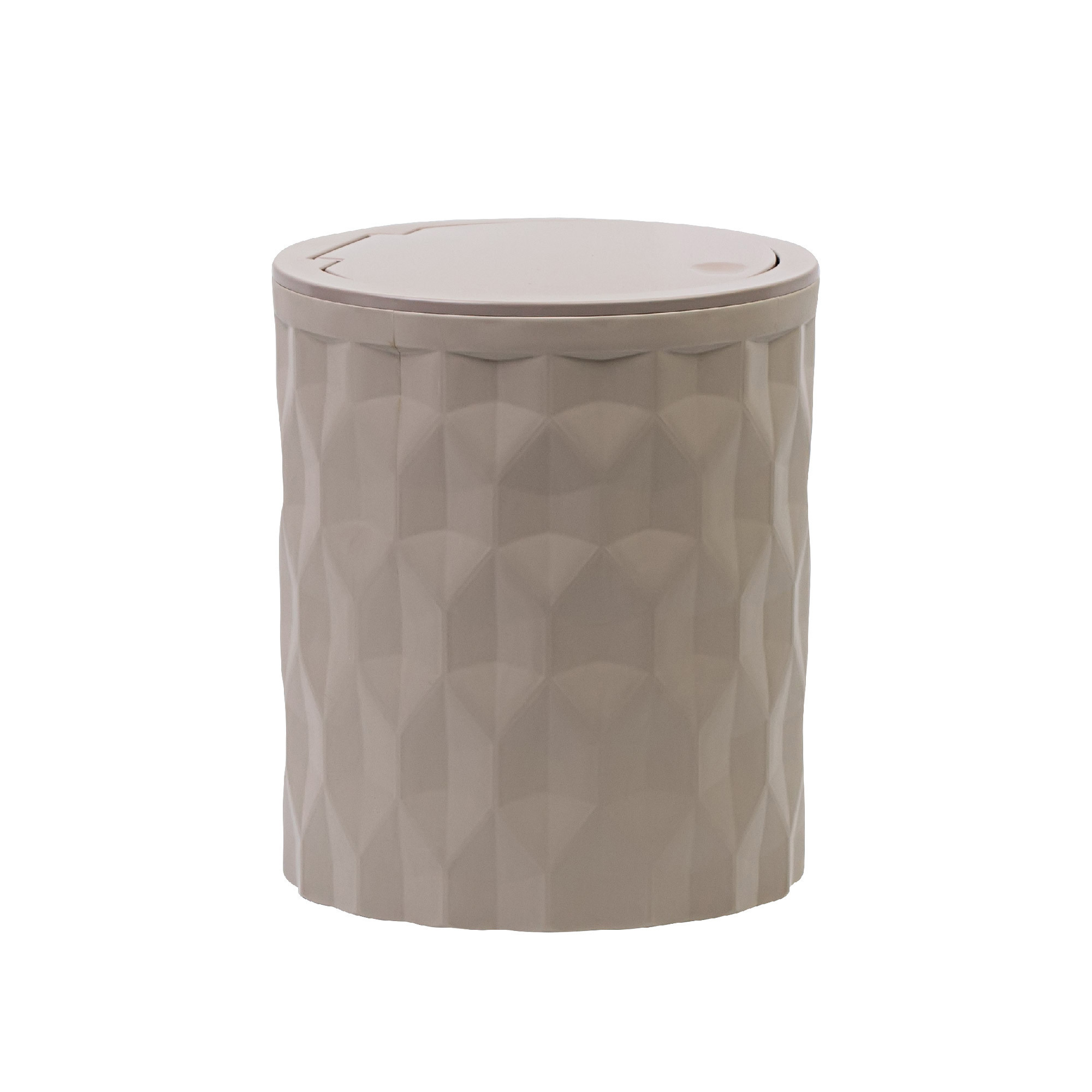 Изображение товара Контейнер для мусора Fixsen Diamond Beige FX-462-6 5 л для ванной