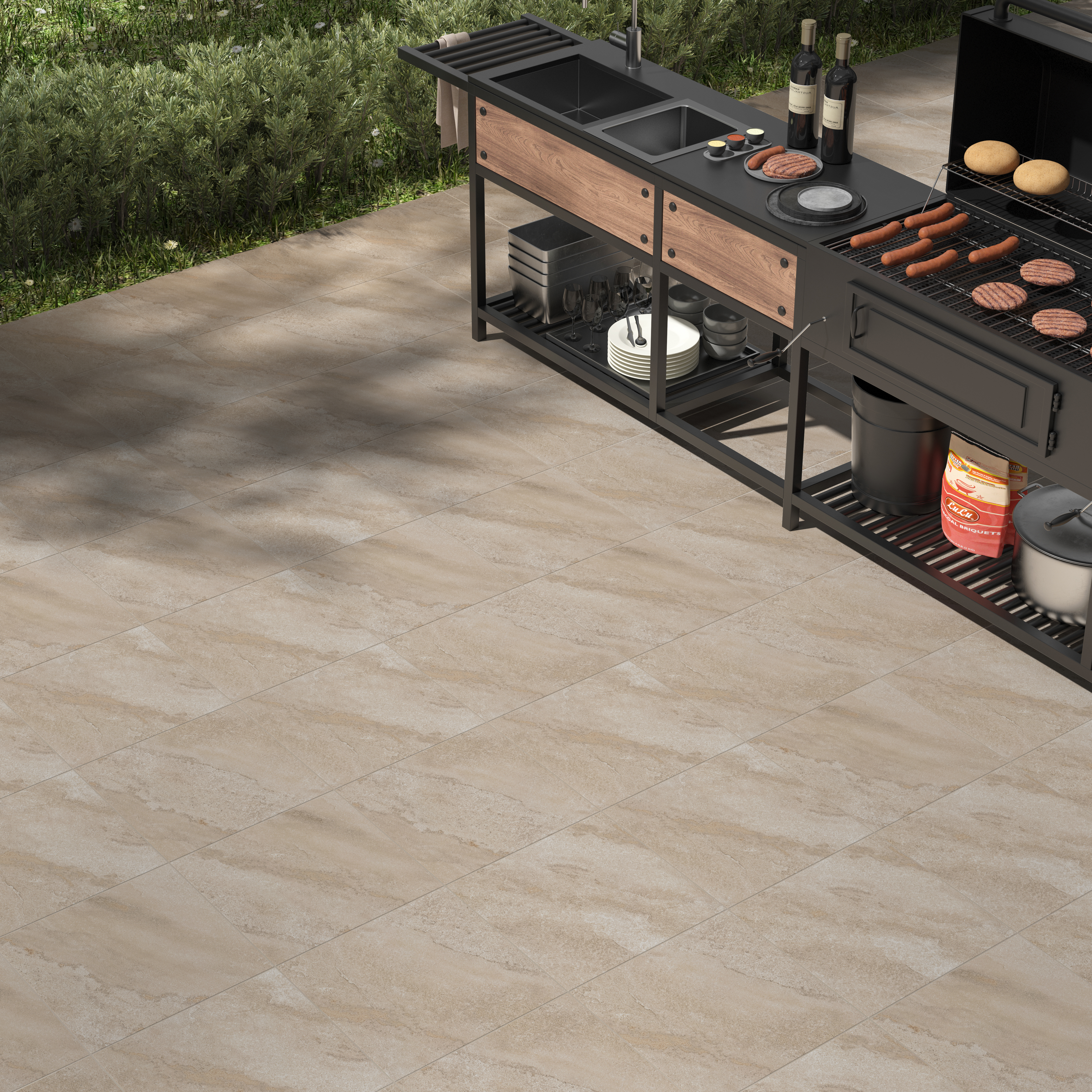 Изображение товара Керамогранит Kerama Marazzi Мансарда SG176500N 40.2x40.2 см матовый бежевый