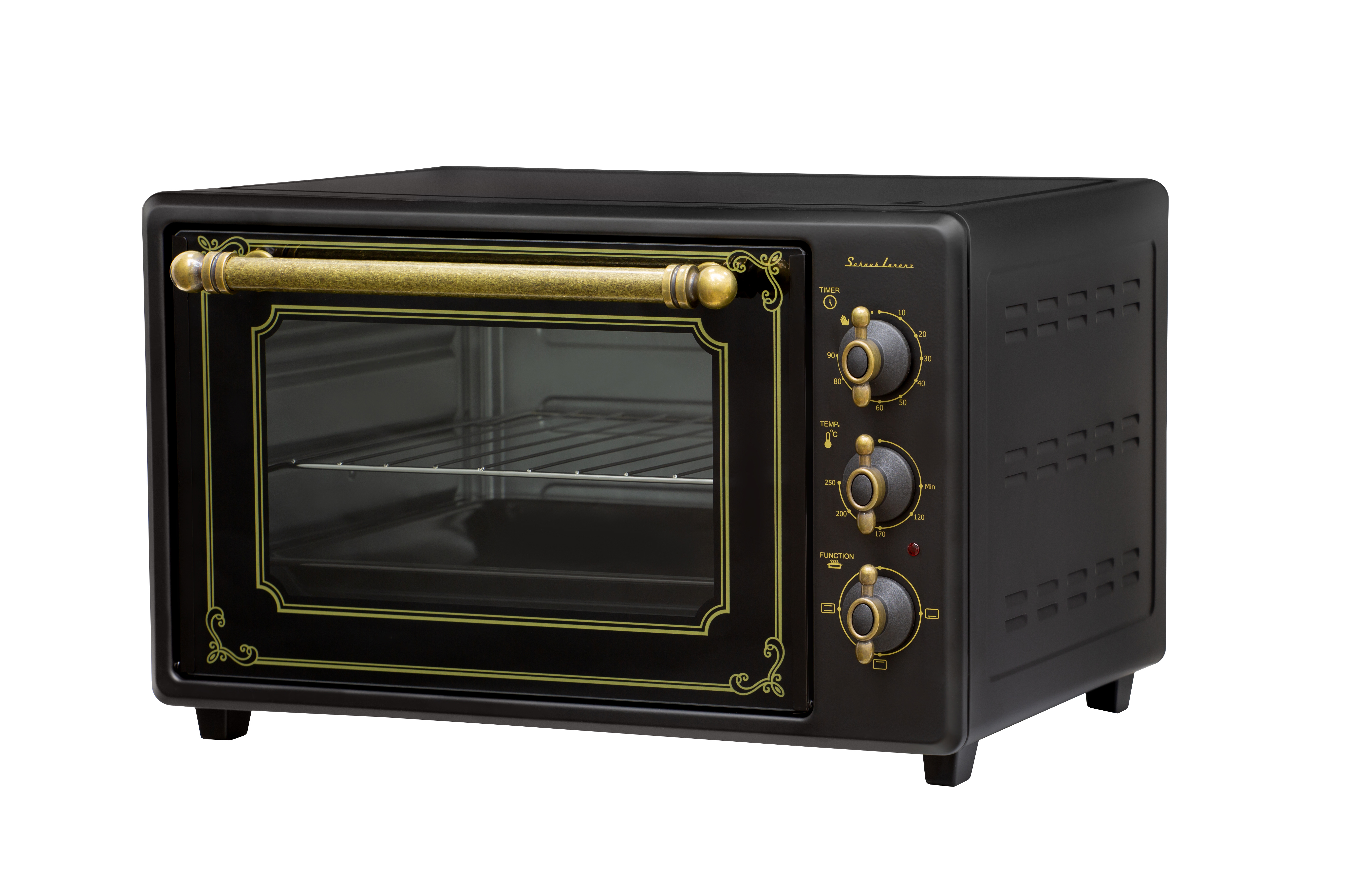 Изображение товара Электропечь Schaub Lorenz SLE OZ4031 1400 Вт 40 л черный-золотой Турция