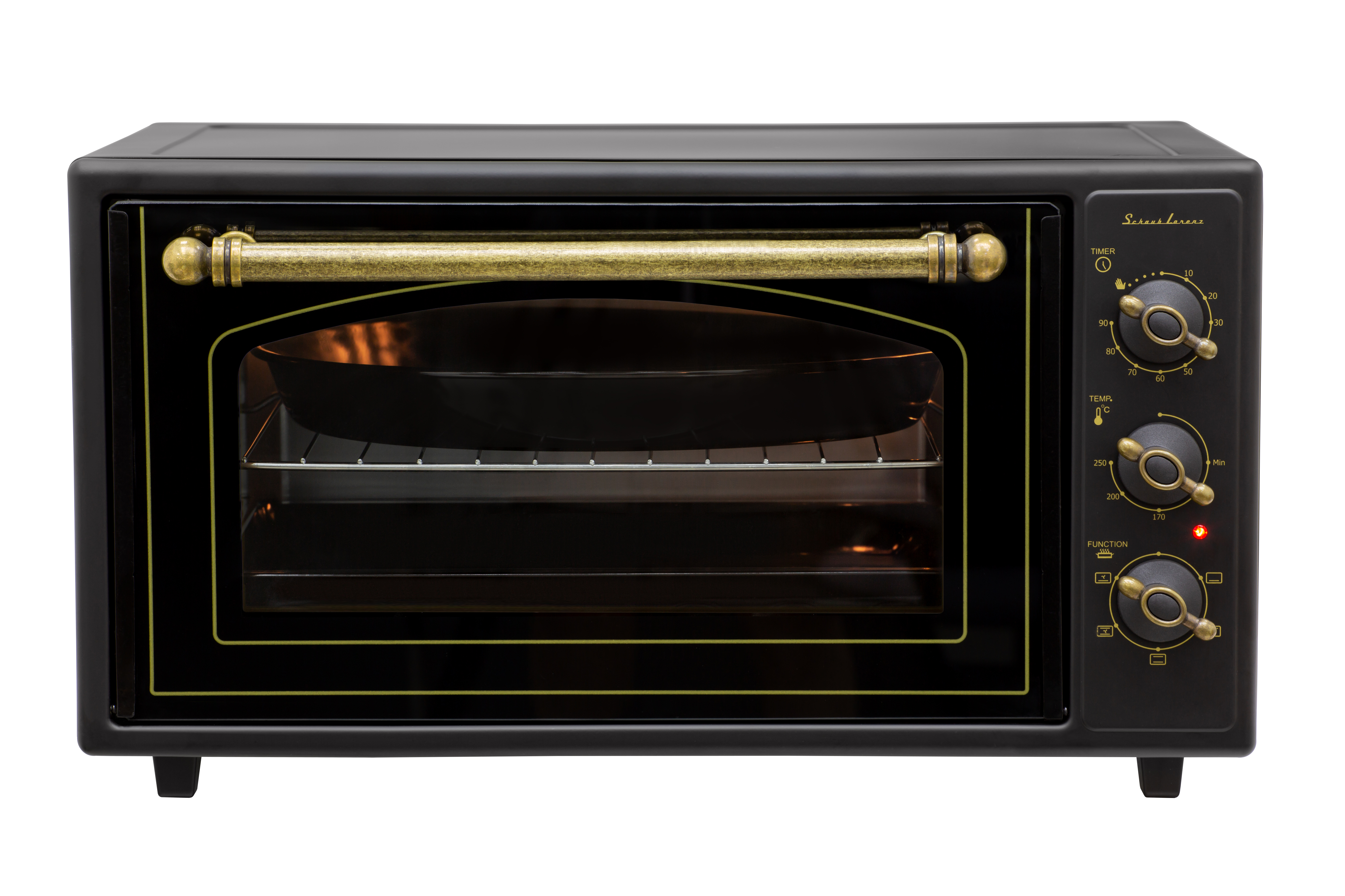 Изображение товара Электропечь Schaub Lorenz SLE OZ5051 1600 Вт 50 л черный и золотой Турция