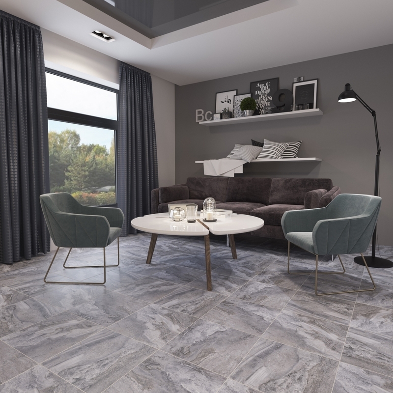 Изображение товара Керамогранит Gracia ceramica Volterra 010404002117 45x45см цвет серый/серебристый