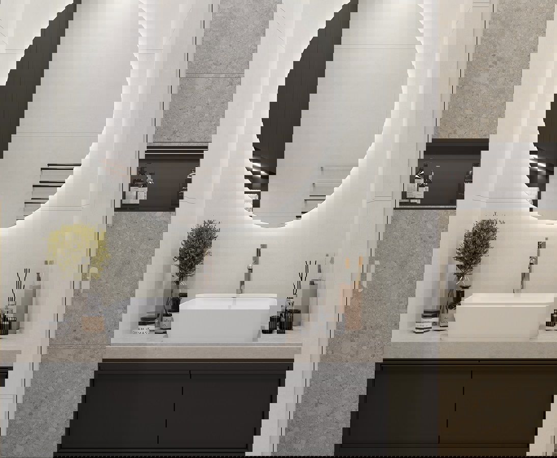 Изображение товара Керамогранит Laparet Flagman кремового цвета 60x120 см матовый для пола и стен