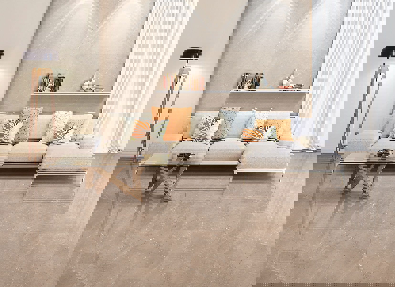 Изображение товара Керамогранит Laparet Vitrum taupe х9999275904 kra 60x60см цвет бежевый