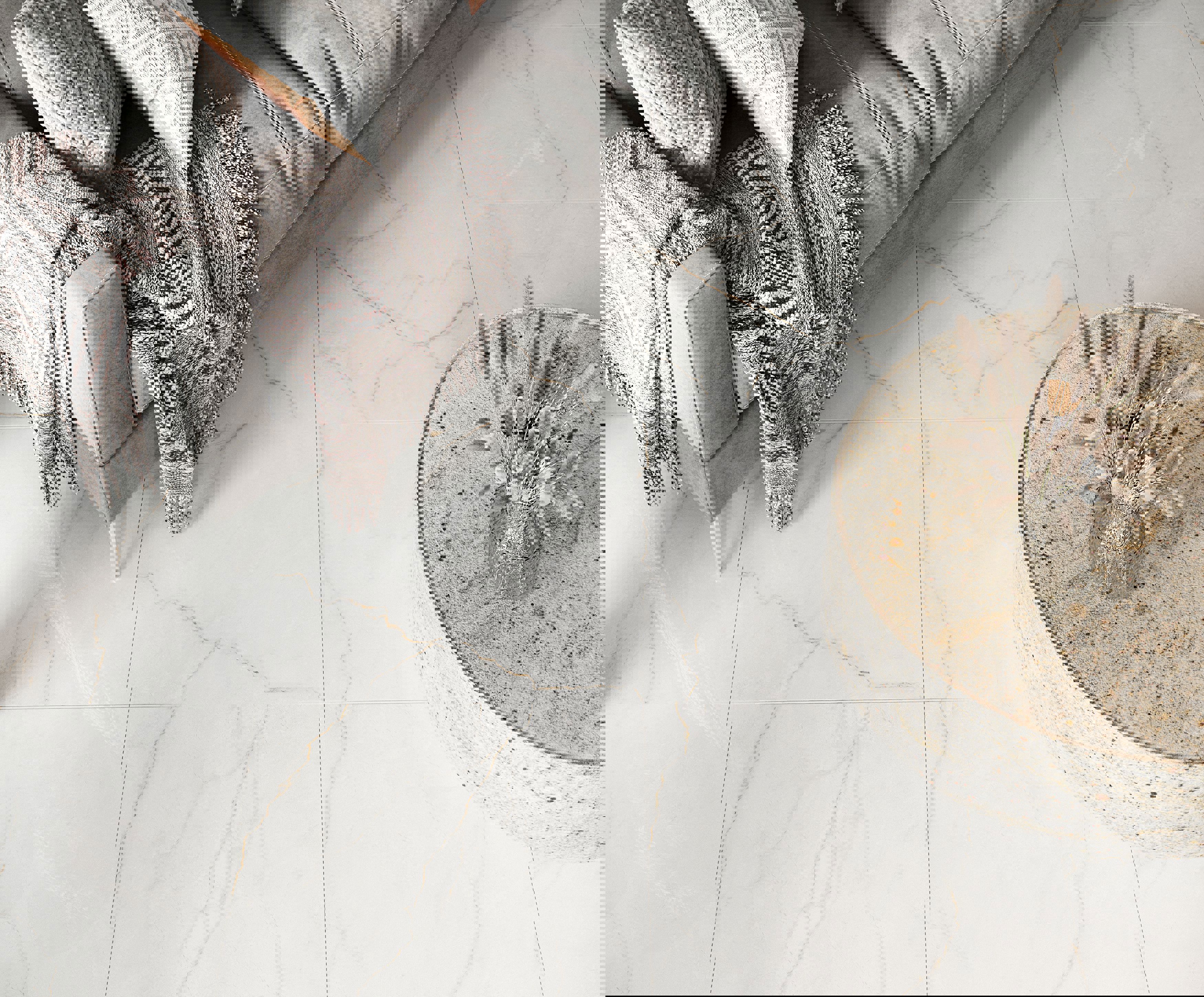 Изображение товара Керамогранит Laparet Torso Gold 60x60 см бежево-белый для пола и стен