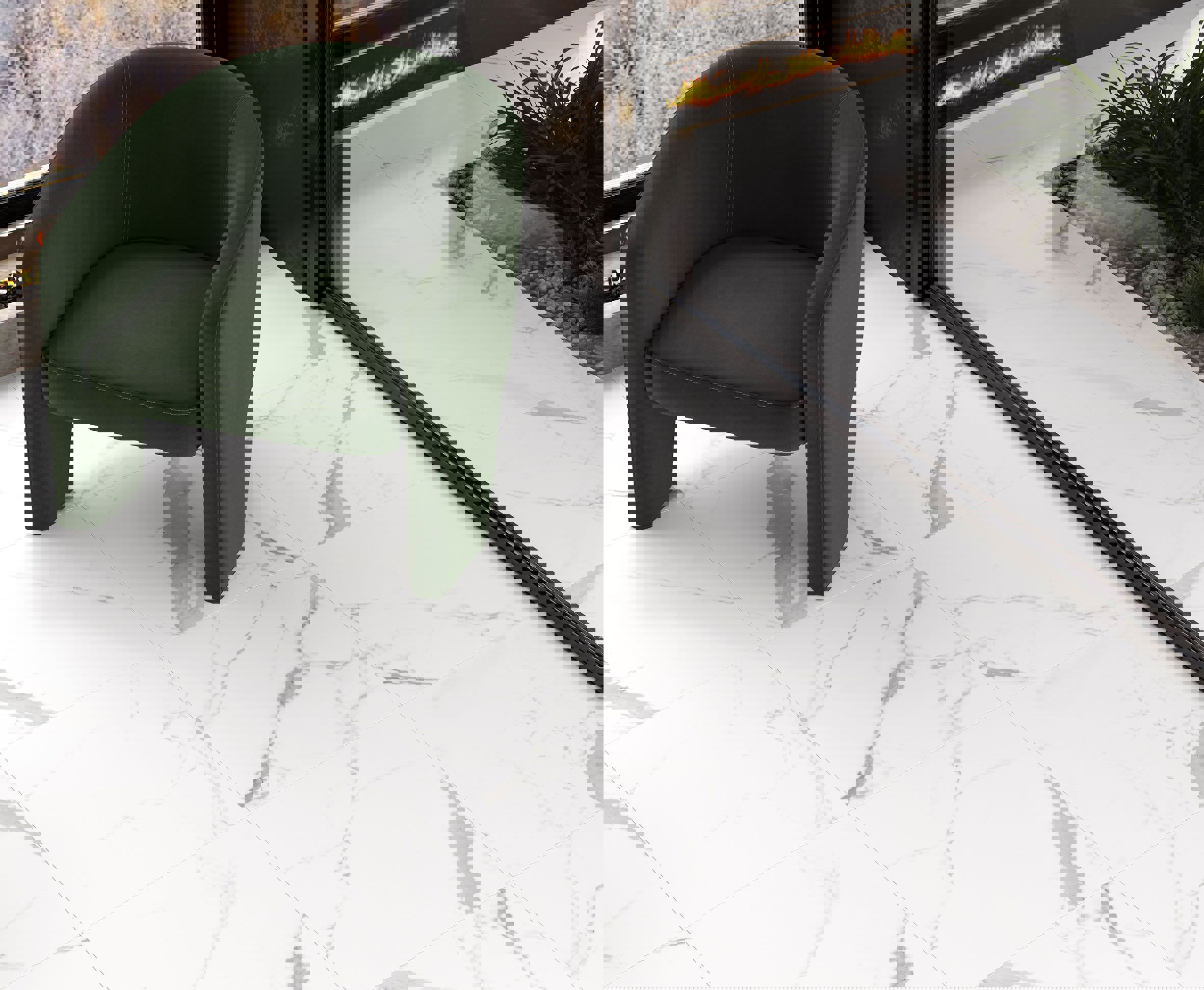 Изображение товара Керамогранит Laparet Venatino Grey 60x120 см белый сатинированный для пола и стен