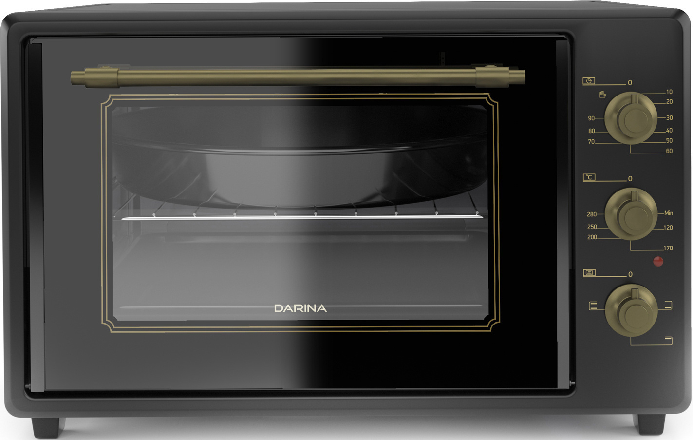 Изображение товара Электропечь 1400 Вт Darina 1942647 50.5x32.5x36.2 см цвет антрацит