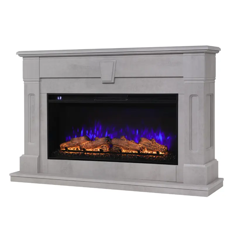 Обрамление Realflame Kellie 36 WT-F715 белый камень - 3