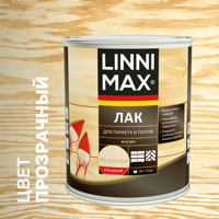 Изображение товара Глянцевый паркетный лак Linnimax 0.75 л для защиты деревянных полов