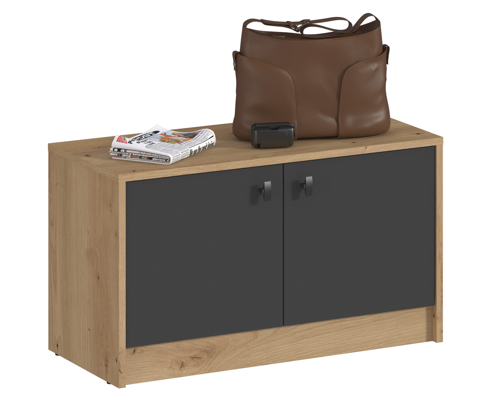 Изображение товара Шкаф для обуви Столплит Сидней 80x45x35 см, коричневый