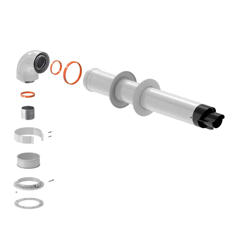 Комплект дымохода коаксиальный Royal Thermo D60/100 мм 0.9 м