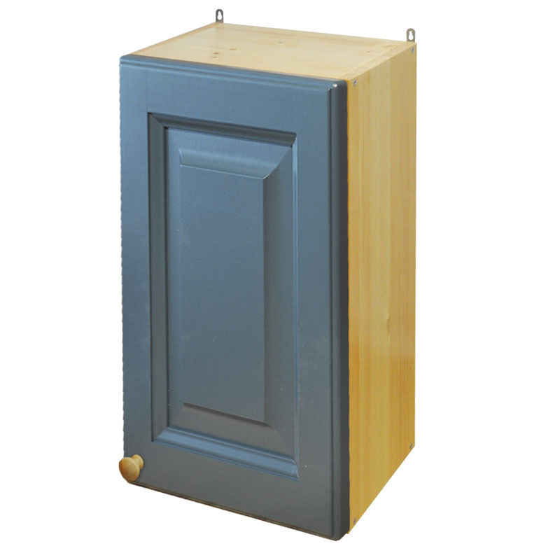 Изображение товара Навесной шкаф из сосны Весури арт.240, 40x74x32 см, синий фасад