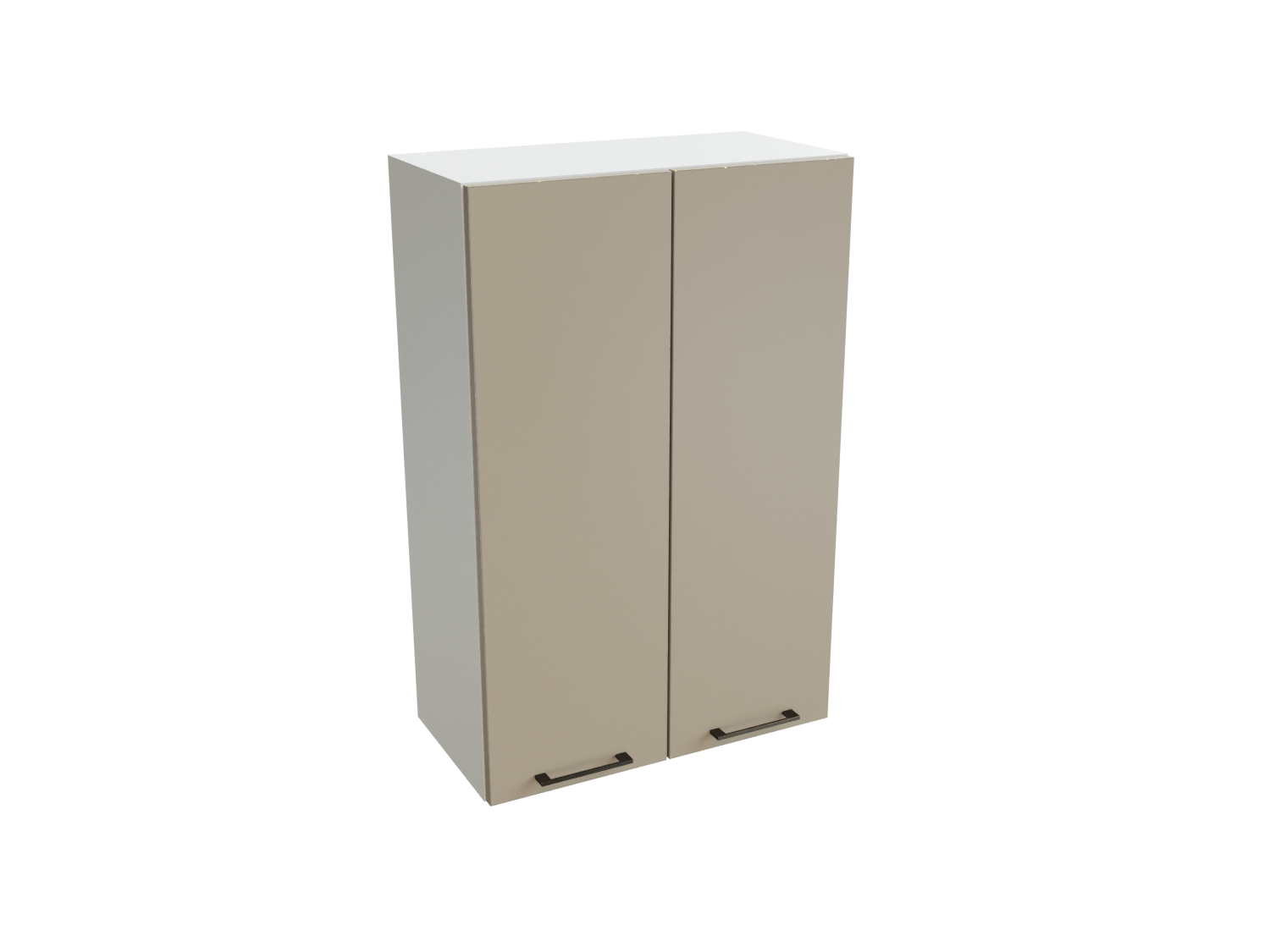 Изображение товара Навесной шкаф с 2 дверцами Атласный Серый 60x92x31.8 см МДФ ПВХ Сиэль