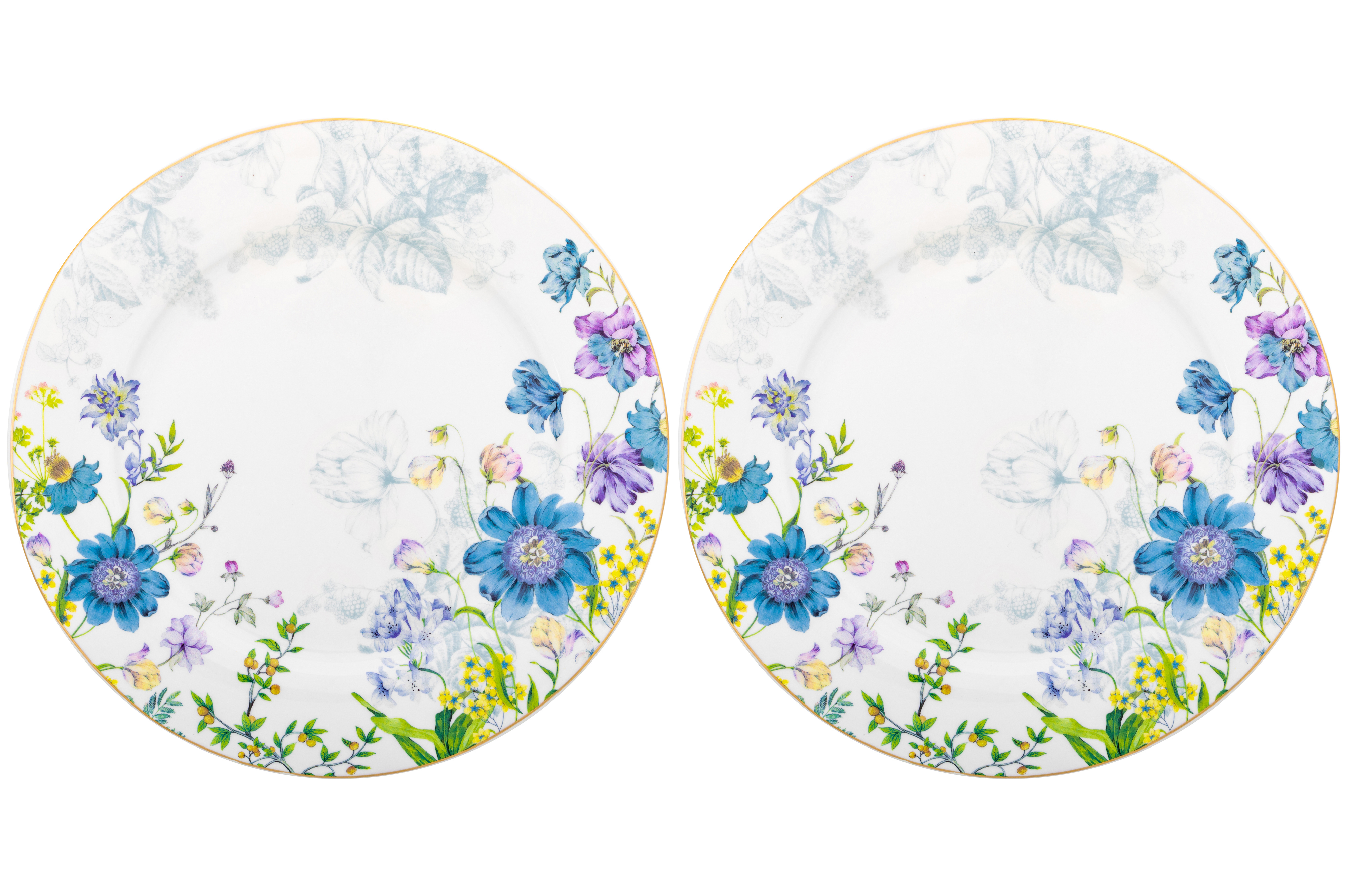 Изображение товара Блюдо сервировочное из фарфора Elan Gallery Juliette 26.5 см два предмета