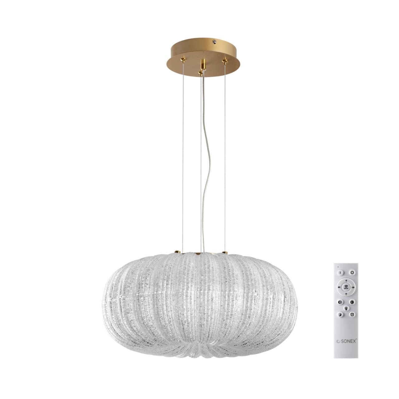 Изображение товара Люстра подвесная светодиодная ANGELO современная прозрачная для потолка 21 м²