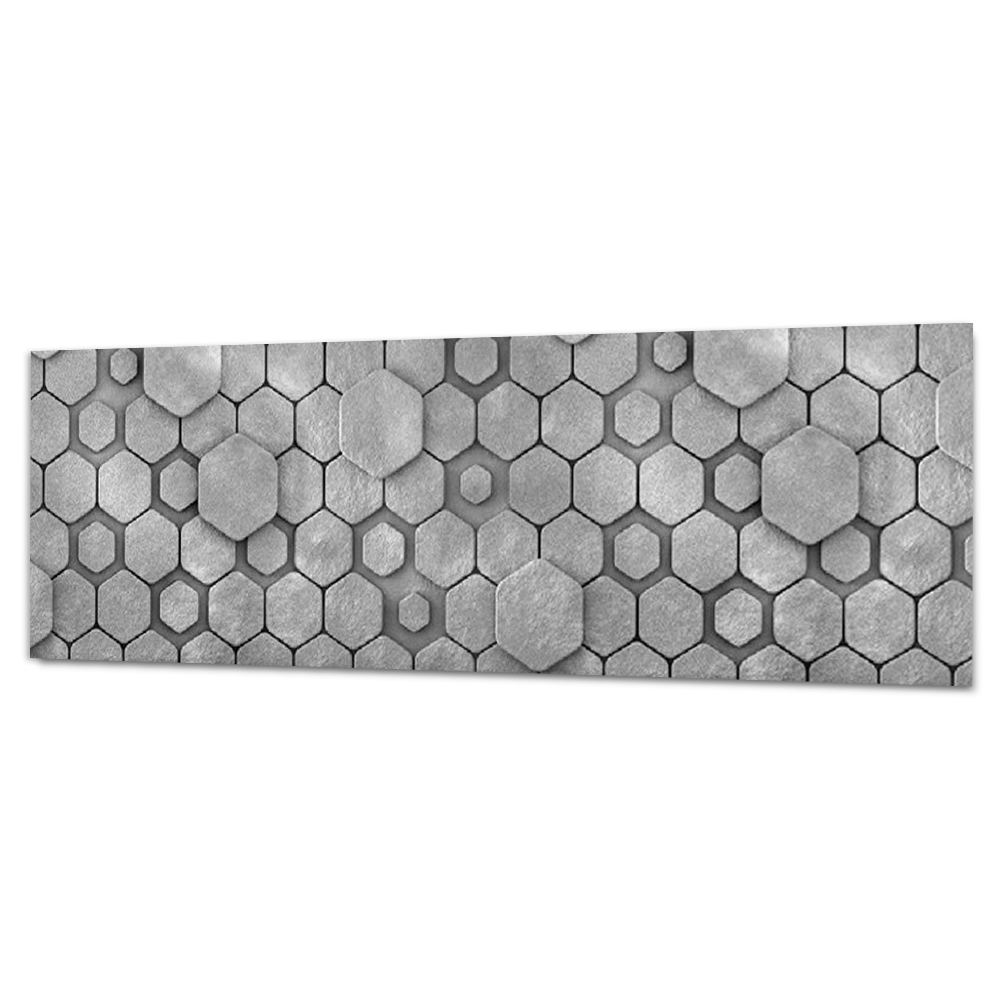 Изображение товара Декоративная стеновая панель матовая Deplast Соты 200x60x0.07 см из ABS-пластика