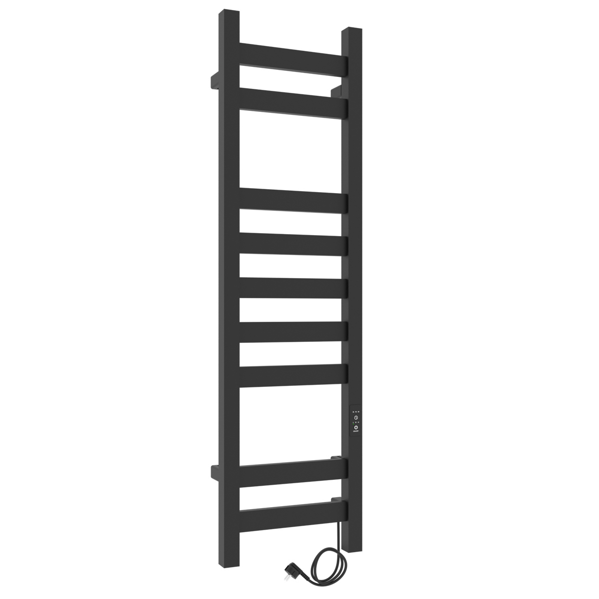 Изображение товара Электрический полотенцесушитель Laris Флавиа ЧКЧ П9 200x800 мм 188 Вт с терморегулятором