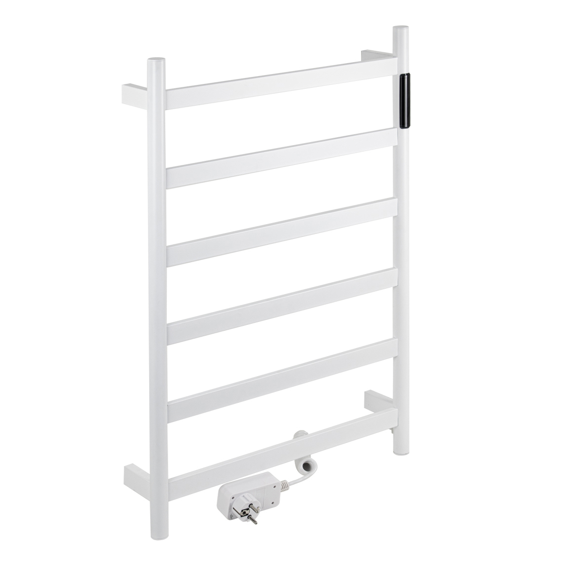 Изображение товара Полотенцесушитель электрический Kraftte 480x730 мм 75 Вт лесенка цвет белый