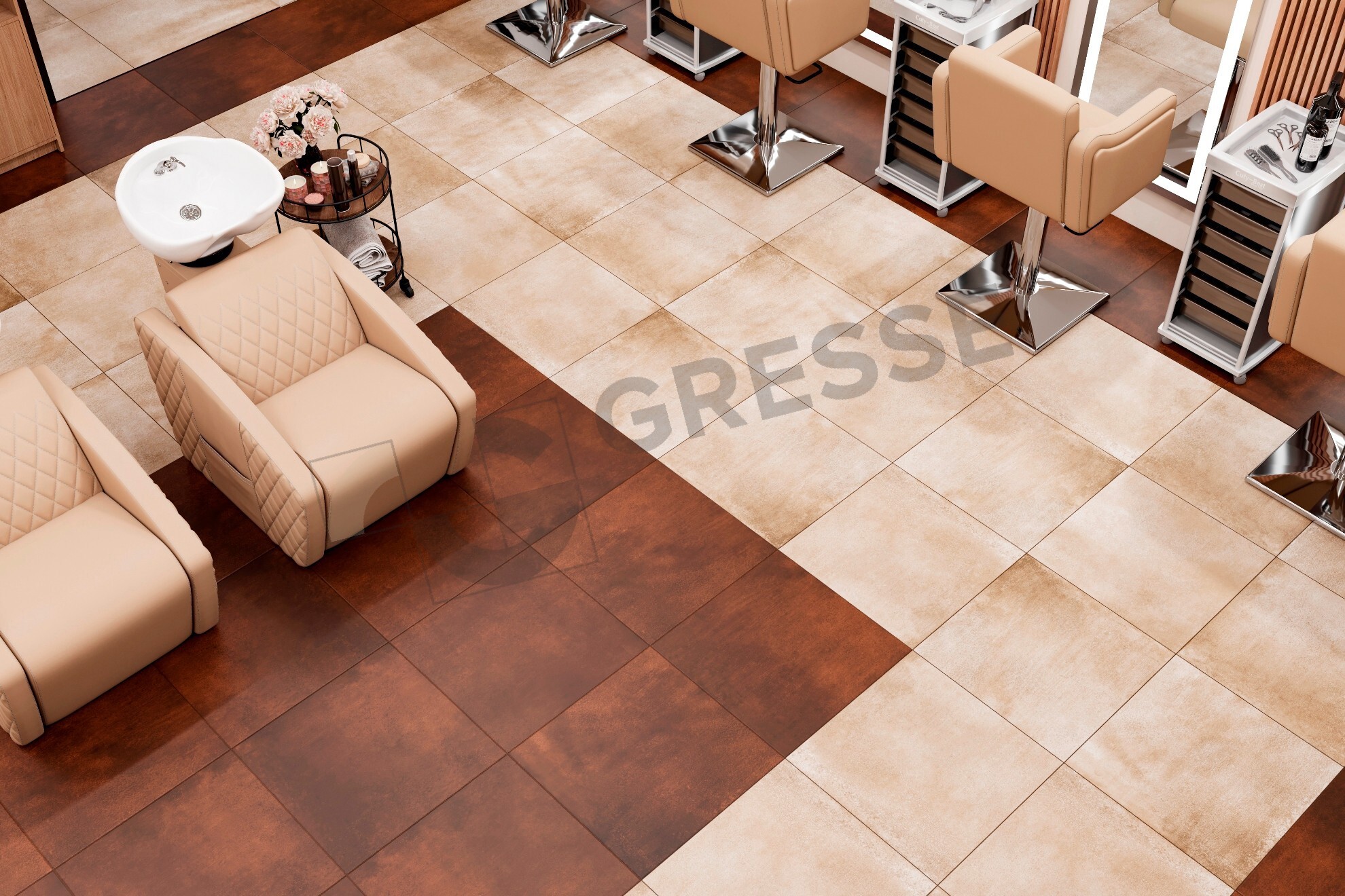 Изображение товара Керамогранит Gresse Matera GRS06-24ekb 60x60 см коричневый