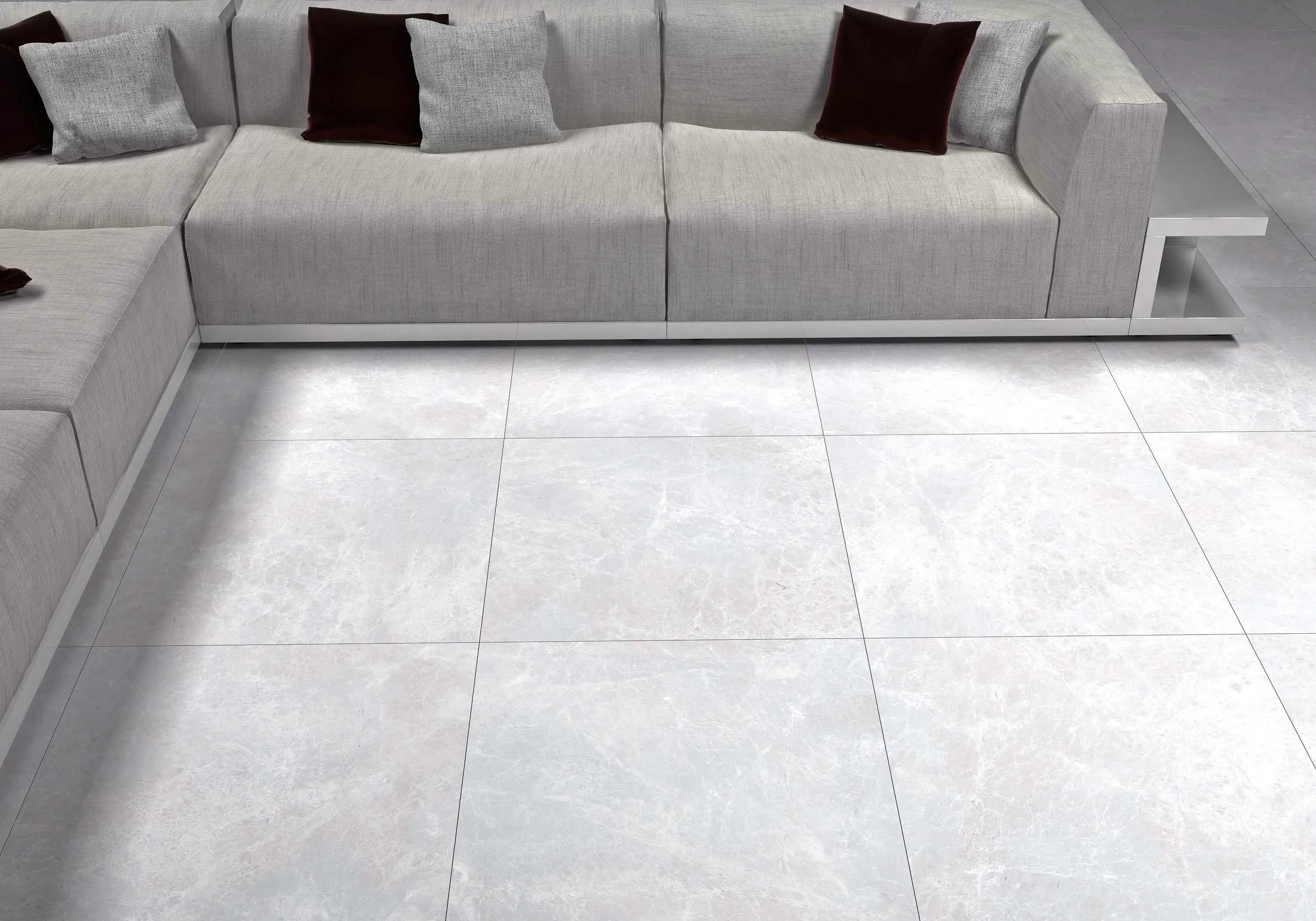 Изображение товара Керамогранит Гранитея Sinara G311MR 60x60 см белый светло-серый