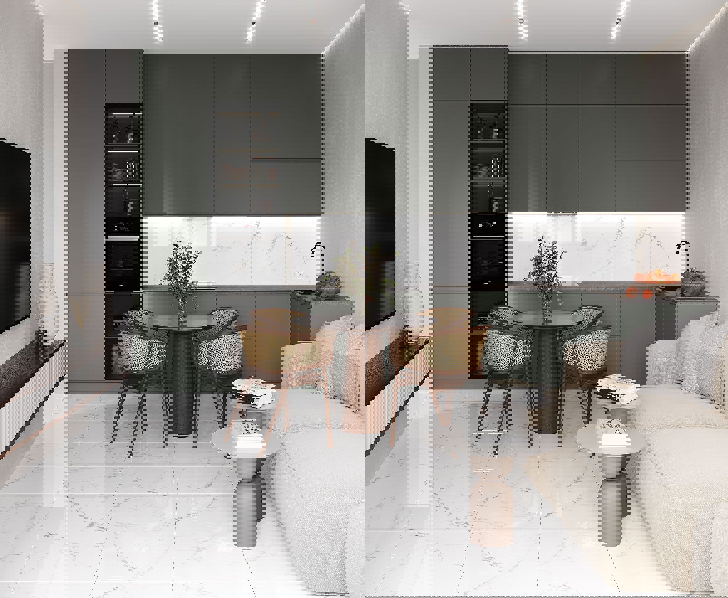 Изображение товара Керамогранит Laparet Pristine White 60x120 см мраморный полированный для стен и пола