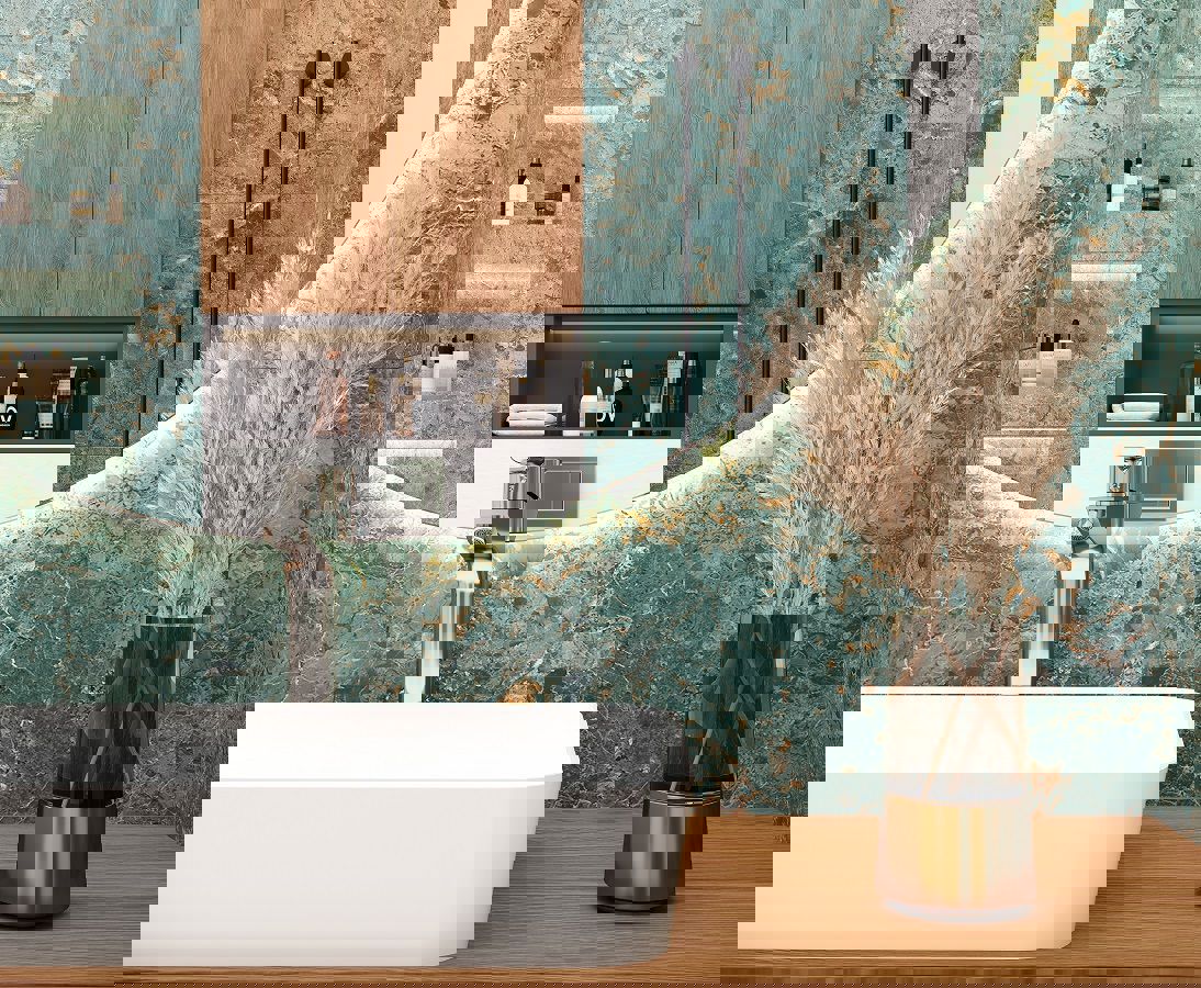 Изображение товара Керамогранит Laparet Maestro Aqua зеленый 60х120 см полированный для пола и стен