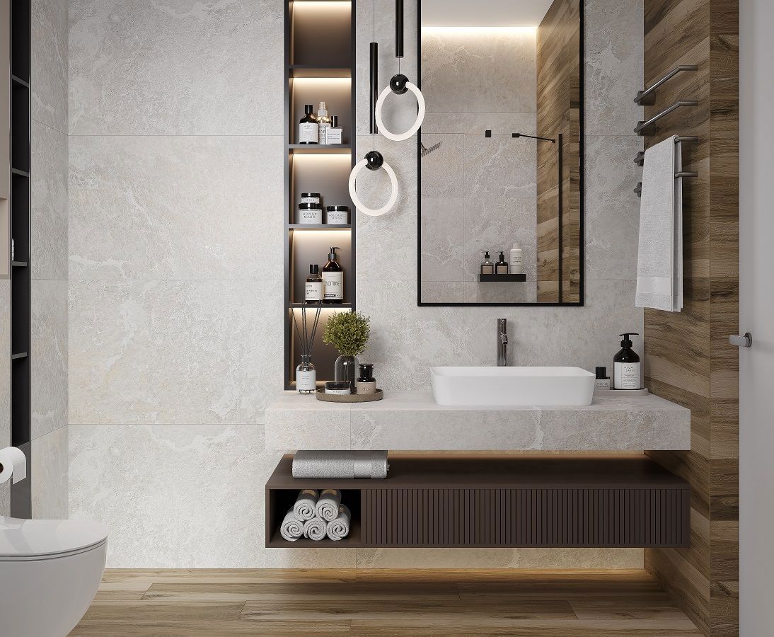 Изображение товара Керамогранит Laparet Blaze Silver 60x120 серый сатинированный