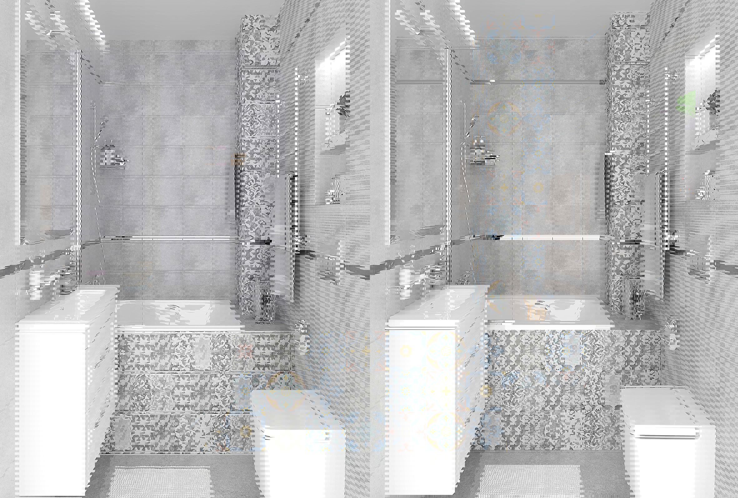 Изображение товара Настенная плитка Laparet Allure серый 40.2x40.2 см